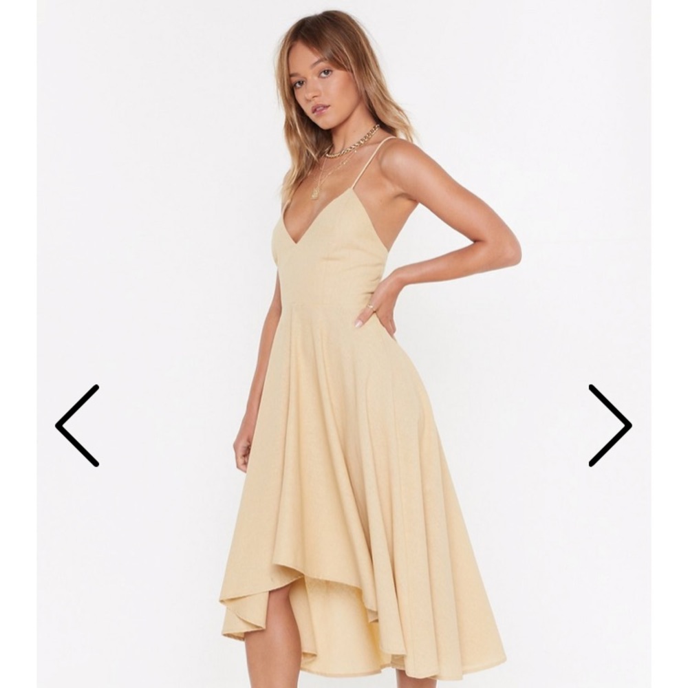 Linen Midi Dress